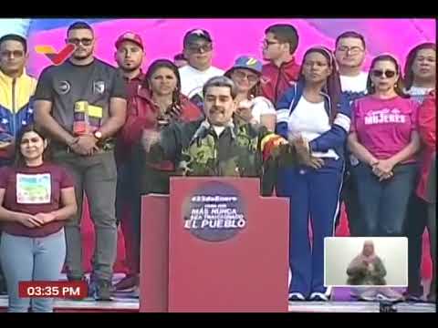 Maduro en marcha por el 23 de Enero de 1958, discurso completo