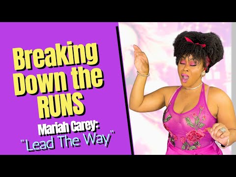 how to sing Mariah Carey's "Lead the Way" Run (for Beginners) | Vocalfy