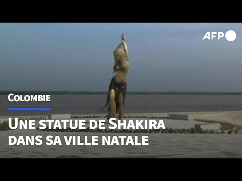 Colombie : Shakira immortalisée par une statue dans sa ville natale | AFP