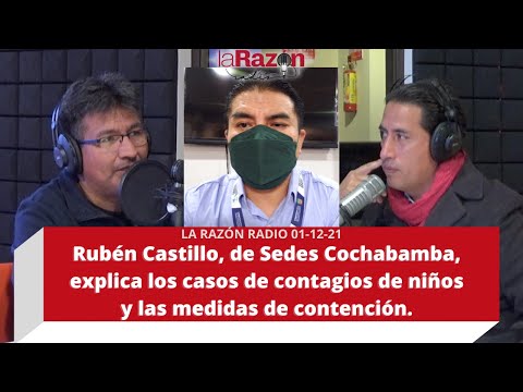 Rubén Castillo, de Sedes Cochabamba, explica los casos de contagios de niños y medidas de contención