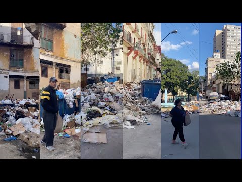 Así están las CALLES de Centro Habana: AHOGADAS por la acumulación de BASURA