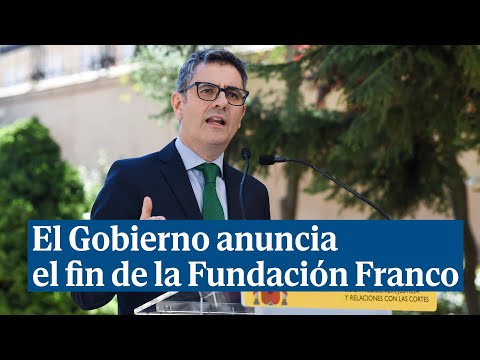 El Gobierno confirma el fin de la Fundación Francisco Franco