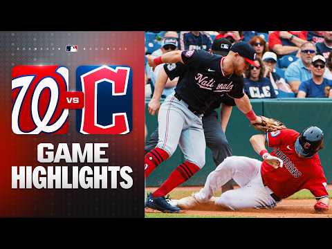 워싱턴 내셔널스 vs 클리블랜드 가디언스 경기 하이라이트 (5/27/26) | MLB 하이라이트