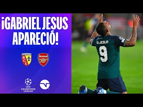 ¡GABRIEL JESUS Y SU GOL! | LENS 0-1 ARSENAL | JORNADA 2 | UEFA CHAMPIONS LEAGUE