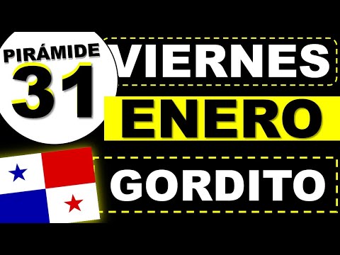 Pirámide Suerte Lotería de Panamá para el Viernes 31 Enero 2025 Gordito del Zodiaco Millonario Enero