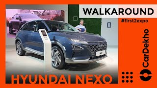 Hyundai Nexo Hydrogen Fuel Cell SUV India Walkaround At Auto Expo 2020