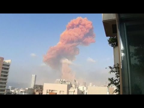 Líbano | Los registros de la enorme explosión en el puerto de Beirut