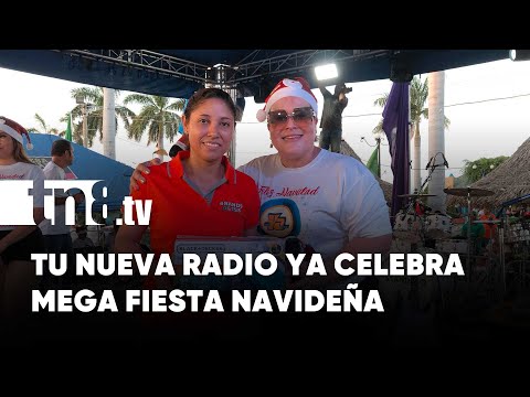 Tu Nueva Radio Ya celebra mega fiesta navideña en el puerto Salvador Allende