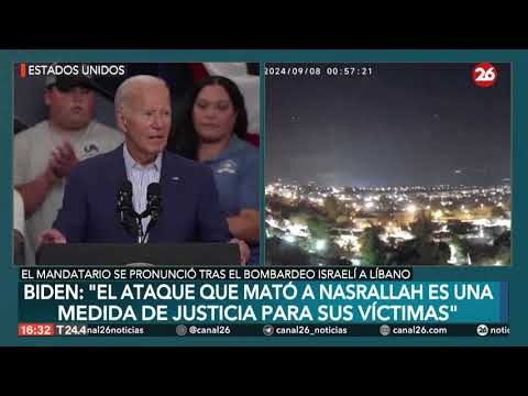 EEUU | El mensaje de BIDEN tras la MUERTE de líder de HEZBOLÁ