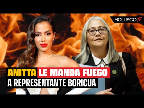 Anitta Le manda fuego a la representante Boricua por comentarios sobre vestimenta femenina