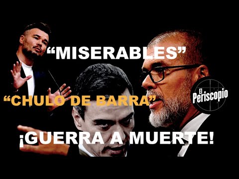 ¡INSULTOS, DESCALIFICACIONES:  LA GUERRA A MUERTE ERC-JUNTS DEJA A SA?NCHEZ SIN OPCIONES!