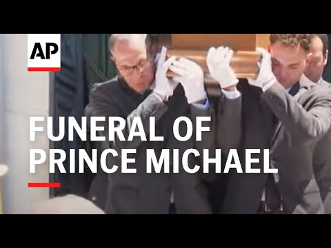 Relatives and royals attend sombre liturgy for funeral of Prince Michael in Greek capital