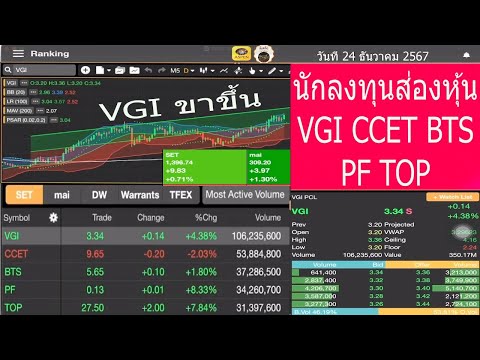 VGIขาขึ้นนักลงทุนส่องหุ้นVG