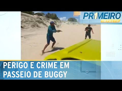 Turistas são assaltados no meio de passeio em dunas de praia | Primeiro Impacto (10/01/24)
