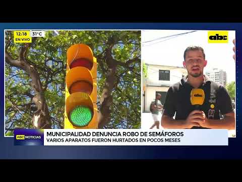 Municipalidad denuncia robo de semáforos