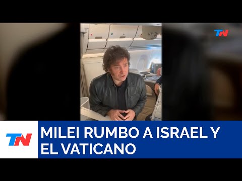 Milei comenzó su gira a Israel y El Vaticano