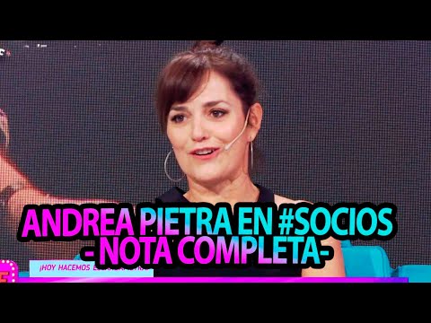 ANDREA PIETRA, ÍNTIMA EN SOCIOS: SU HISTORIA DE VIDA Y SU GRAN TRAYECTORIA #EscandaPietra /Completa