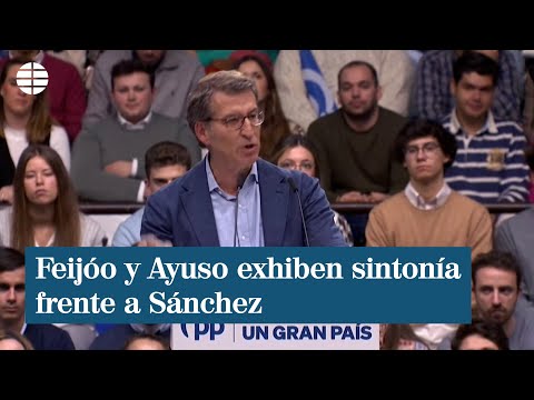 Feijóo y Ayuso exhiben sintonía frente a Sánchez