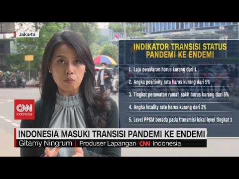 🔴Indonesia Masuki Transisi Pandemi ke Endemi