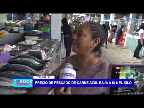 Trujillo: Precio de pescado de carne azul baja a 6 soles el kilo