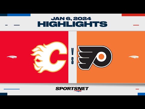 NHL Highlights | Flames vs. Flyers - January 6, 2023