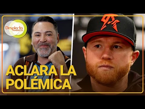 'Canelo' Álvarez aclara su enfrentamiento con Oscar de la Hoya | Despierta América