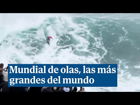 Portugal celebra el el Mundial de Surf de olas gigantes