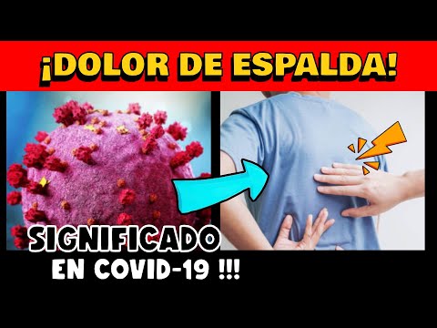 ¡ALERTA! CIENTÍFICOS REVELAN EL SIGNIFICADO DE DOLOR DE ESPALDA EN COVID-19