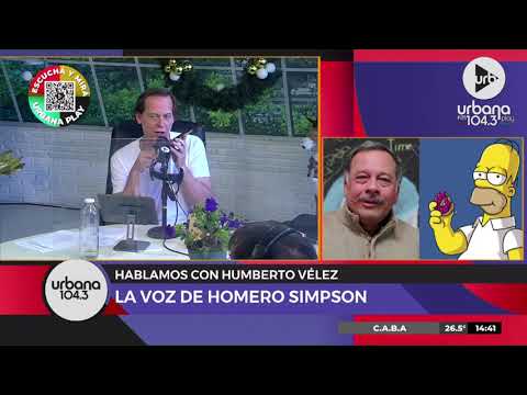 Hablamos con Humberto Vélez, la voz de Homero Simpson, en #TodoPasa