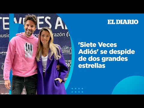 La emotiva despedida de Fernanda Castillo y David Chocarro del musical 'Siete Veces Adiós'