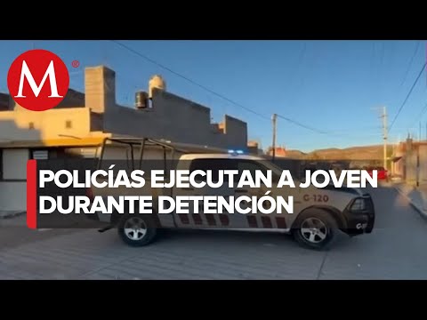 Asesinan a un joven en Guadalupe, Zacatecas; dos policías son los presuntos culpables