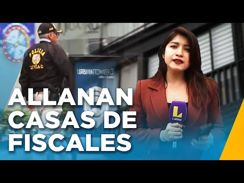 Caso Cuellos Blancos: Allanan viviendas de fiscales vinculados a Patricia Benavides