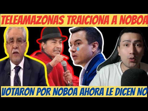 URGENTE Teleamazonas traiciona a Daniel Noboa En vivo lo desenmascaran #Apagones