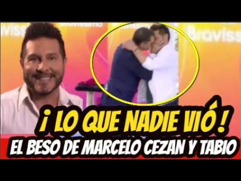 por ESTE  BESO  ENTRE MARCELO CEZÁN Y RAFAEL TABIO SE LE FUERÓN ENCIMA AL FAMOSO PRESENTADOR !