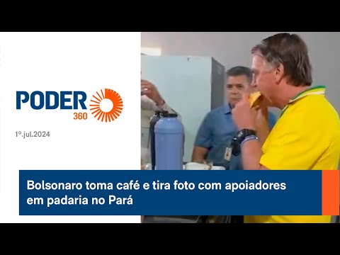 Bolsonaro toma cafe? e tira foto com apoiadores em padaria no Para?