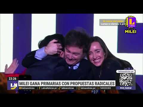 Ultraderechista Javier Milei gana las elecciones primarias en Argentina