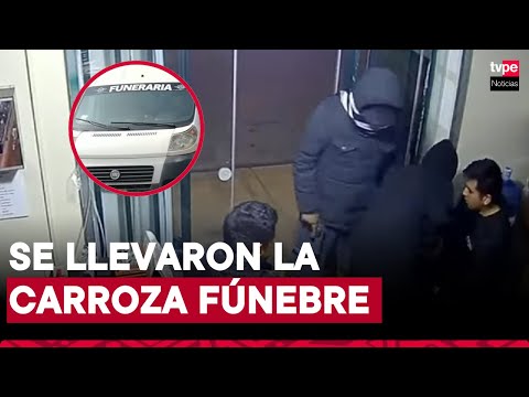 Huaral: delincuentes armados robaron furgoneta de funeraria