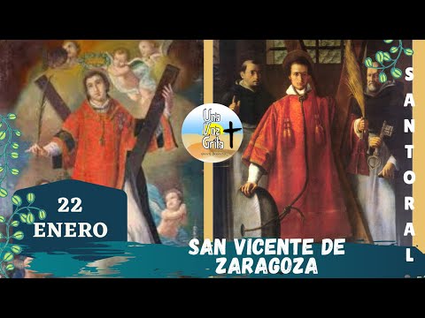 Santo de Hoy: 22 de Enero San Vicente de Zaragoza.