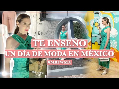 Un día en mi vida con Tendencias de Moda 2024 /  Moda 2024 / MBFWMX  Daniela Liepert Vlog