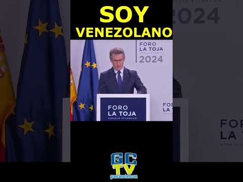 Soy venezolano Feijóo a Edmundo González #pp #psoe #vox #sumar