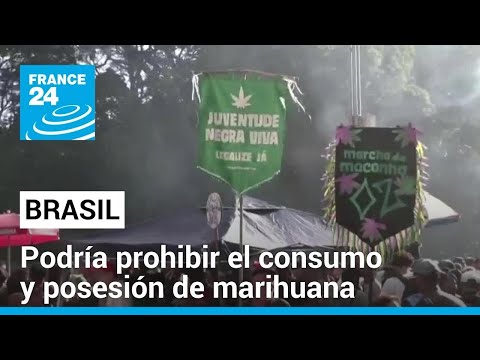 Brasil: protestas en contra de reforma que penaliza el consumo y posesión de la marihuana