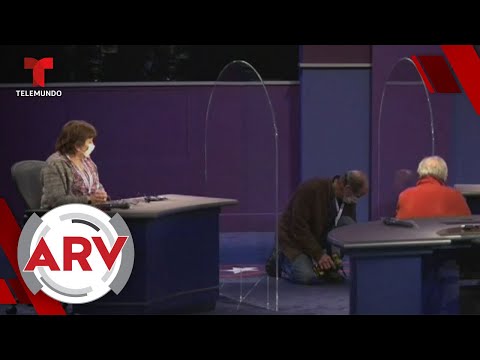Habrá barreras plásticas en el debate vicepresidencial | Al Rojo Vivo | Telemundo
