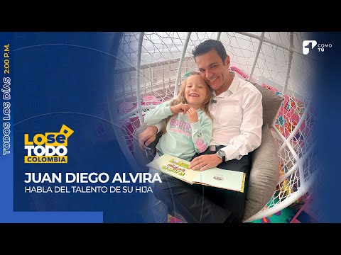 Juan Diego Alvira resalta el talento de su hija para hacer entrevistas | Canal 1