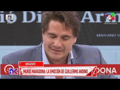 Algo Contigo - Las lágrimas de Andino por la muerte de Maradona