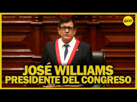 José Williams es el nuevo presidente del Congreso