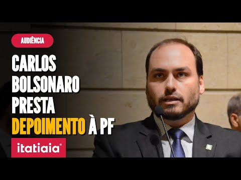CARLOS BOLSONARO PRESTA DEPOIMENTO À POLÍCIA FEDERAL NESTA TERÇA