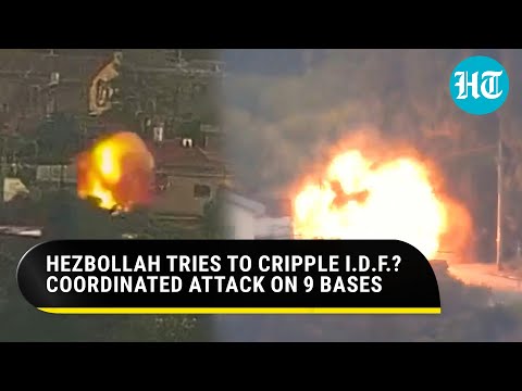Hezbollah Tries To Cripple IDF By Hitting 9 Army Bases In 1 Go, After Biggest Strike Yet On Israel