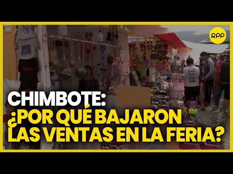 Chimbote: Feria registra pocas ventas durante la festividad de 'San Pedrito'