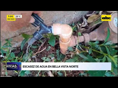 Escasez de agua en Bella Vista Norte