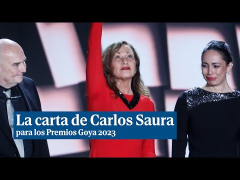 La carta del fallecido director Carlos Saura en la gala de los Premios Goya